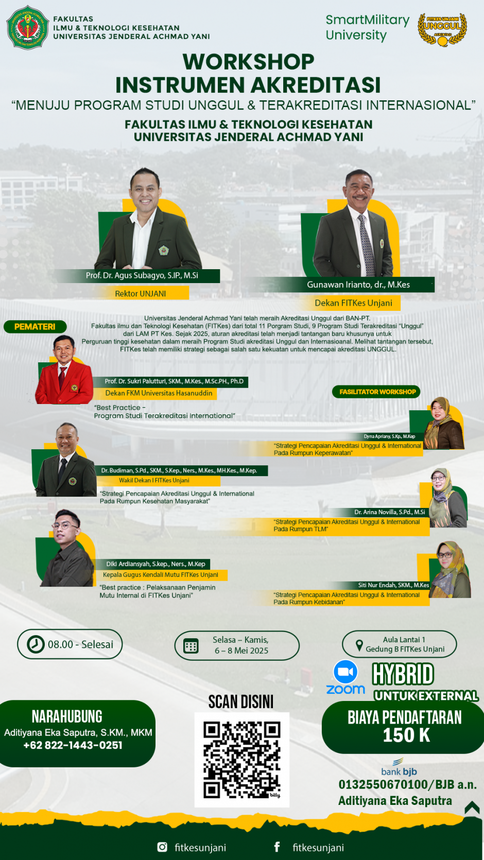 WORKSHOP INSTRUMEN AKREDITASI “Menuju Akreditasi Unggul dan Terakreditasi Internasional”